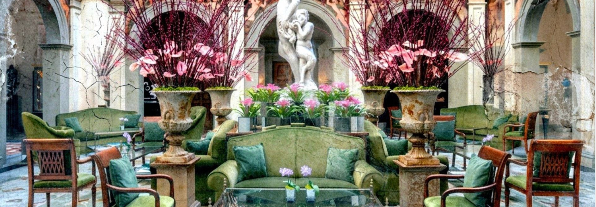 Four Seasons Hotel Firenze courtyard