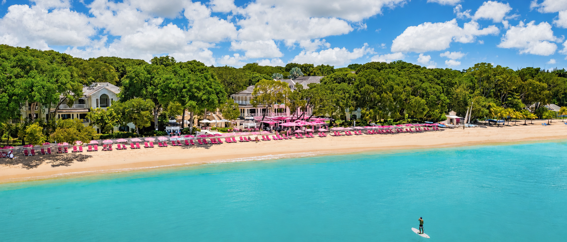 Sandy Lane resort, Barbados, beachfront